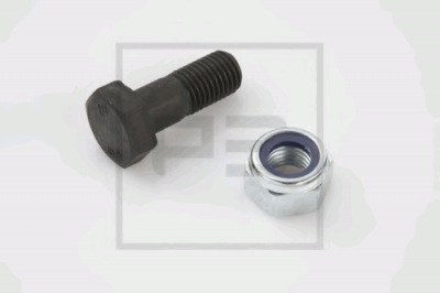 Болт M16x45x1.5 10.9 P MB L Series, SK/MK/NG Series MAN с гайкой