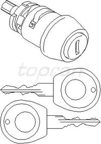 сердцевина замка зажигания  VW Passat 1.6-2.8 88-96