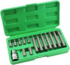 Набор ключей-вставок TORX 15 пр