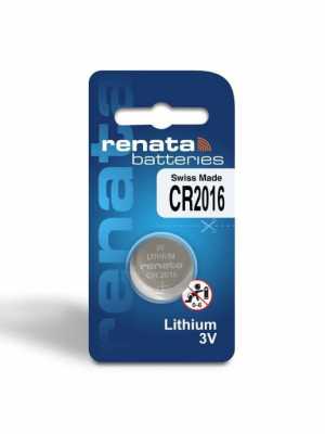 Батарейка литиевая RENATA CR2016 дисковая 3В