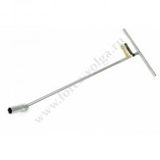 Ключ свечной карданный с резиновой вставкой 21x500мм  547521