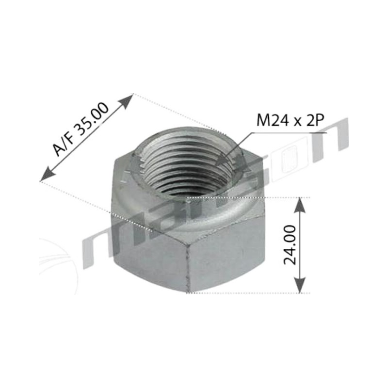 Гайка M24x2 BPW