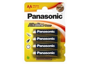 Батарейка щелочная PANASONIC LR6 (AA) Alkaline 1.5В (цена за 1 батарейку) бл/4