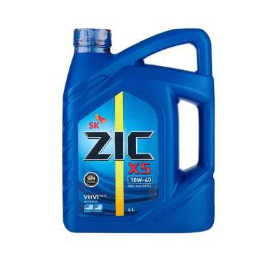 Масло мот.10W40 ZIC X5  4L