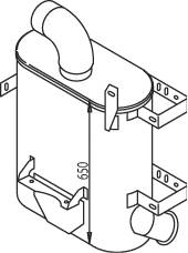 Бочка глушителя Magnum