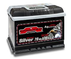 Батарея аккумуляторная 'SILVER', 12В 70А/ч