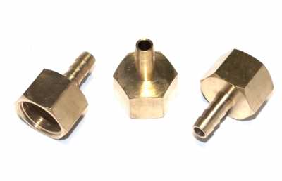 Соединитель (для шланга) ерш / d 10 - 10 мм  гладкий