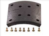 Накладки тормозные 19187 2-рем (414x200) 93059 MAN