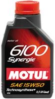 Масло моторное полусинтетическое 6100 SYNERGIE 15W-50, 1л