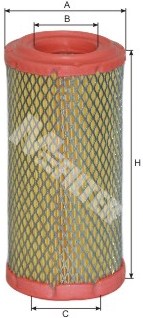 Фильтр воздушный John Deere     189x89x46