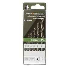 Набор сверл по металлу (2,3,4,5,6,8) ДТ