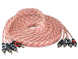 Кабель RCA 4-х канальные 5 метров  AURA RCA-A154