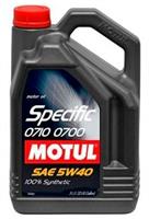 Масло моторное синтетическое Specific 0710-0700 5W-40, 5л