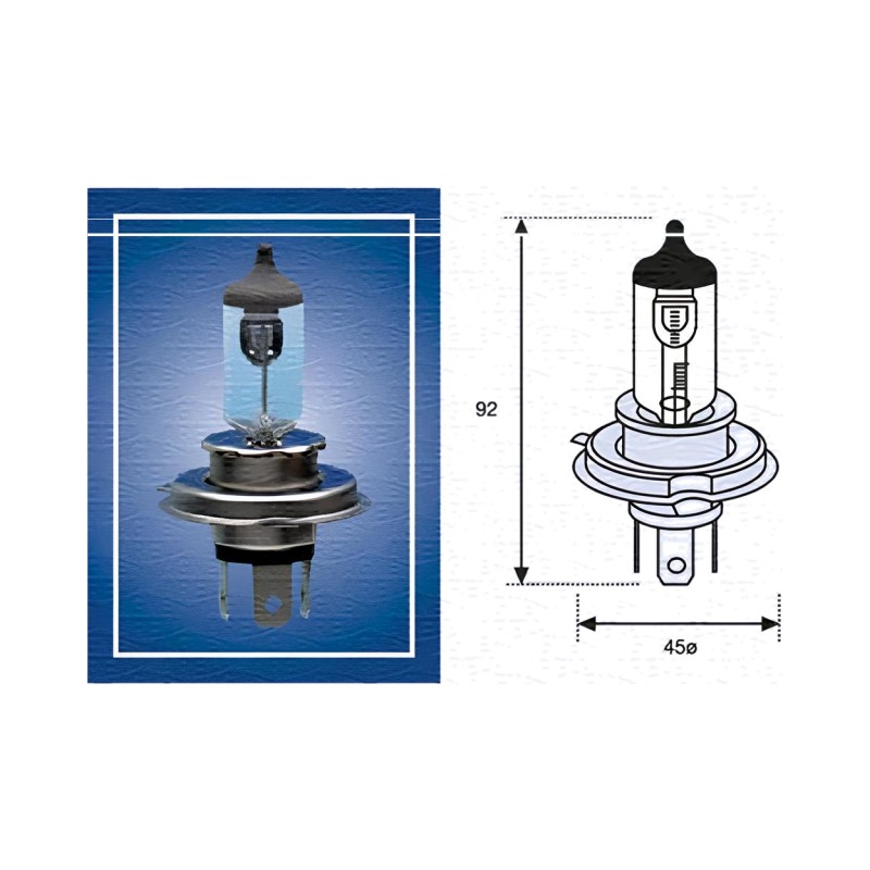Лампа 24V H4 75/70W P43T-38\