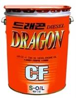 Масло моторное полусинтетическое Dragon Super Diesel CF 5W-30, 20л