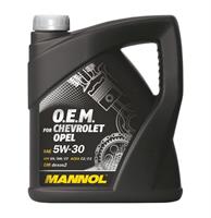 Масло моторное синтетическое 7701 O.E.M. for Chevrolet Opel 5W-30, 4л