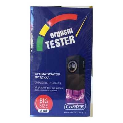 Ароматизатор воздуха CONTEX Orgasm Tester Slim на дефлектор 8 мл
