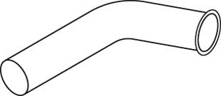 труба глушителя(выхлопная) SCANIA