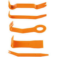 Набор съемников пистонов обшивки салона(5 пред) Блистер