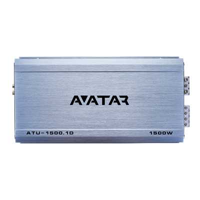 Усилитель 1-а канальный AVATAR  ATU-1500.1  Класс D, RMS 4 Ом 600 Вт.  RMS 2 Ом 1000 Вт. RMS 1 Oм 15