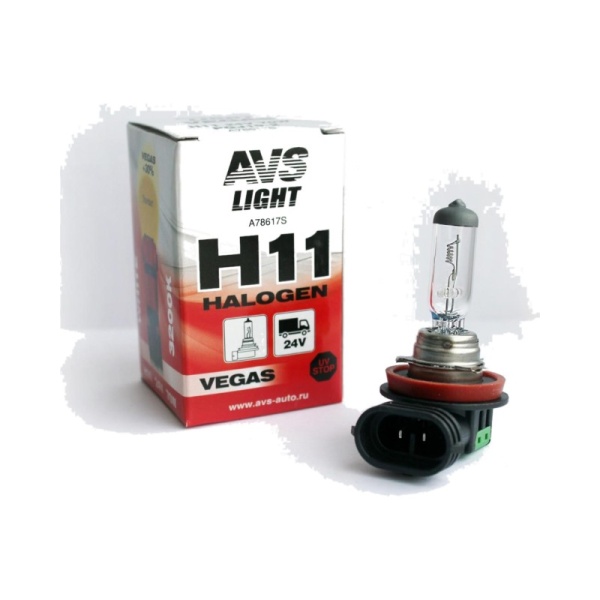 Лампа галоген 24V H11 70W Vegas (1 шт.)