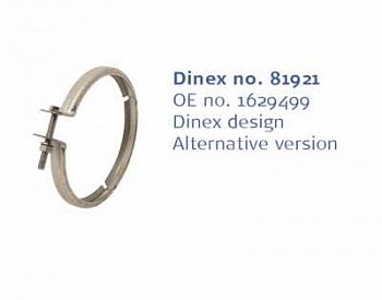 Хомут D127-140мм трубы глушителя Volvo FH12/16 усиленный