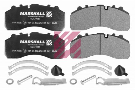 Колодки дисковые 29061 MB/DAF/MAN/SC/IVE (247x110x29) Knorr