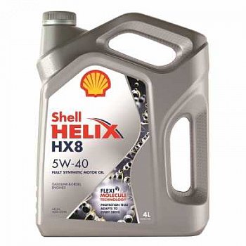 Масло мот. 5w40 Shell Helix HX8  4л