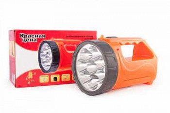 Фонарь RED 5388 аккумуляторный 2реж 9LED