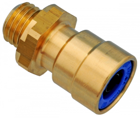 Соединитель (бронза) прямой / M12 - 08мм