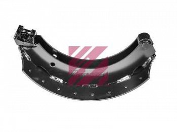 Колодка тормозная 420x180 SAF / срез - шар / 19283 (с роликом)