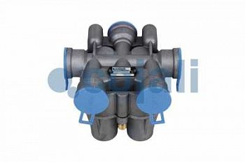 Кран 4-х контурный защитный II37460 (алюминиевый корпус)