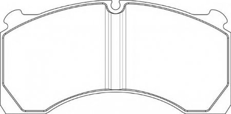 колодки дисковые 29155 205x102x27 DX195