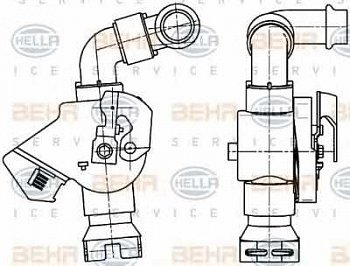 Клапан регулирующий охлаждающей жидкости MAN TGA & TGL/M (EURO5)