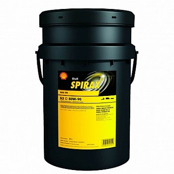 Масло транс.80w90 SHELL SPIRAX S3 G GL4 20L GL4 КПП