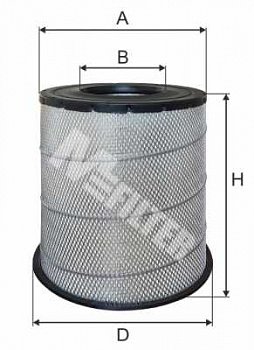 Фильтр воздушный VO     (d=149  D=302  H=413)