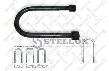 Стремянка рессоры M24x3x335 с гайками БПВ