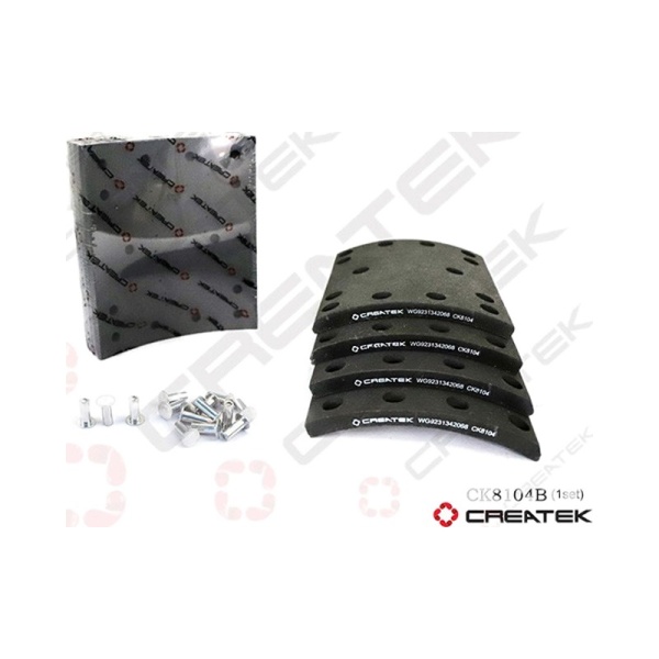 Накладки тормозные STD задняя Howo( с2011) HowoA7 КРЕАТЕК