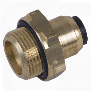 Соединитель (бронза) прямой / M22 - 08мм