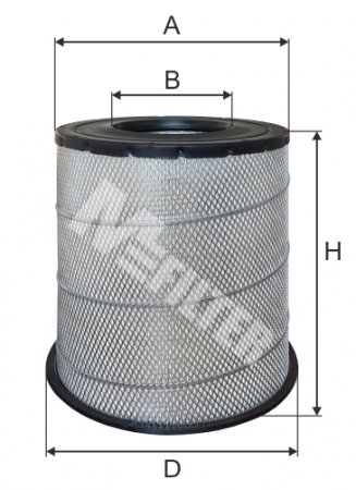 Фильтр воздушный VO     (d=149  D=302  H=413)