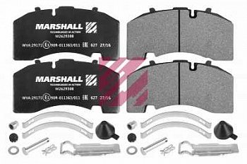 Колодки дисковые 29171 SAF (211x108x30) Knorr с вырезом