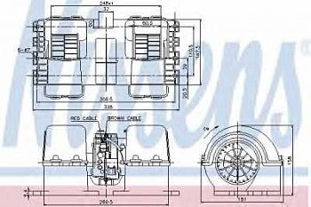 Моторчик отопителя. TGA / TGS / TGX / TGL / TGM
