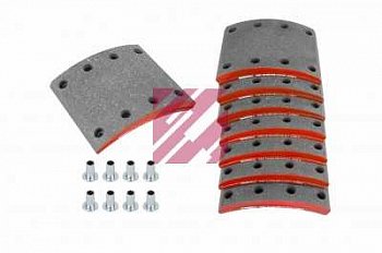 Накладки тормозные 19283 1-рем (420x178)  93251 SAF