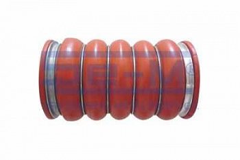 Патрубок интеркулера силикон. D=81-98 L=185 Scania 4/P/G/R/T серия