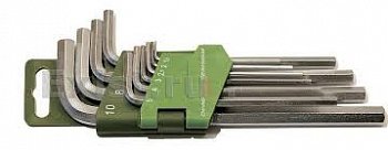 Набор ключей шестигранных, 9 шт коротких  Дело Техники