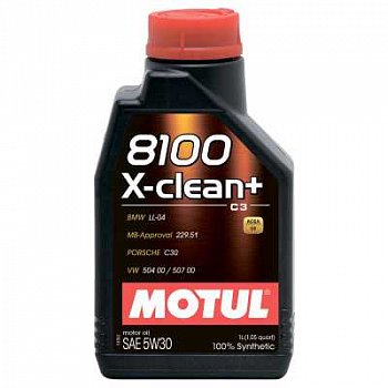Масло мот. 5w30 MOTUL 8100 X-Clean + 1л