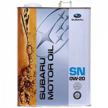 Масло мот. 0W20 SUBARU  4л