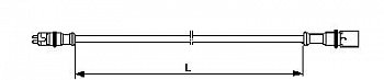 кабель соединительный! L=3000,для ABS VCS\Daf,Scania,RVI,Krone,Kogel,Schmitz,Fruehauf