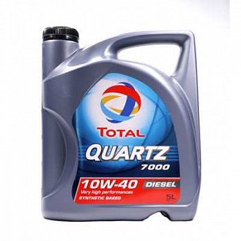 Масло мот.10W40 TOTAL QUARTZ 7000 DIESEL 5L