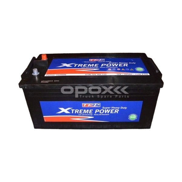 АКБ 225 а/ч TRP Xtreme Power SHD 12V + слева 518x276x242 н/обслуж1150А \DAF